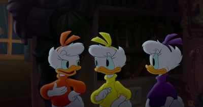 Uh, that's somebody from the underworld
trying to contact us. - Legend of the Three Caballeros