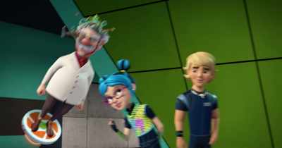 -Uh, "they" who, professor?
-[Ace laughs] - Spy Kids: Mission Critical