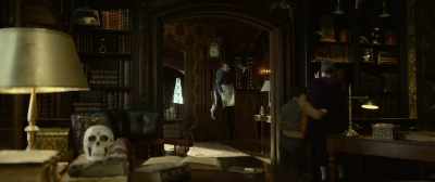 -Uh, uh...
-[chair squeaking] - The House with a Clock in Its Walls