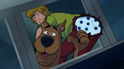 Uh-uh. No joke.
Right off your butt. - Happy Halloween, Scooby-Doo!