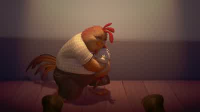 - - Uh... uh... - Chicken Little