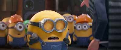 Uh, uh...
[speaking Minionese] - Minions: The Rise of Gru