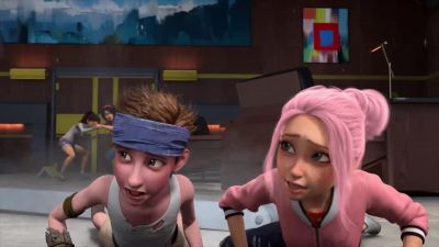 Uh, under the desk! - Jurassic World: Camp Cretaceous