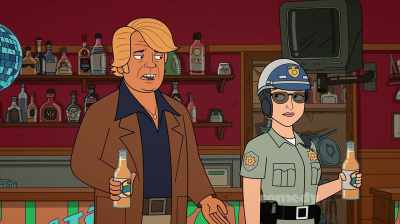 Uh, wait...
I'm not Loni. I'm Hutch. - Corner Gas Animated