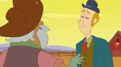 Uh, you want me to go
on a cattle drive? Me? - Tom and Jerry Cowboy Up!