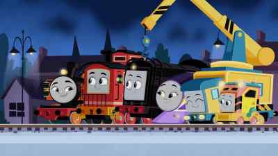 Uh, we were just visiting
the historic house - Thomas & Friends: The Christmas Letter Express