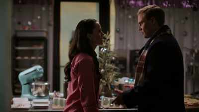 - Uh, well when I was coming
over here, I realized something. - A Sprinkle of Christmas