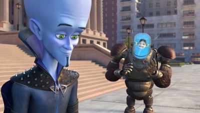 Uh, what I'm trying to ask,
uh... - Megamind vs. the Doom Syndicate