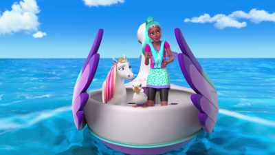 Uh... what rhymes
with kablam? - Barbie: A Touch of Magic