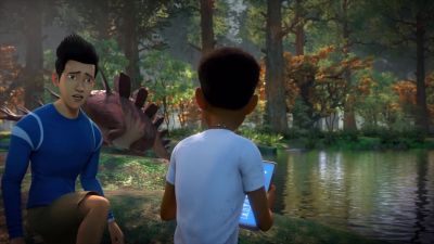 Uh, what's going on? They're all just chilling. - Jurassic World: Camp Cretaceous