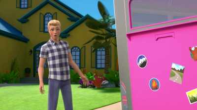 Uh... Where's
the dream-house? - Barbie: A Touch of Magic