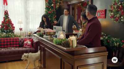 Uh, yeah, you could probably
find us under "Rebecca." - We Wish You a Married Christmas