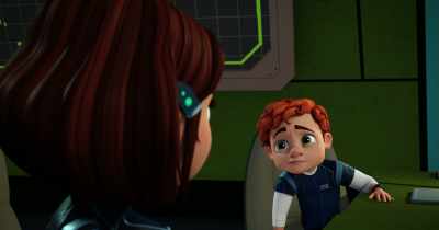 Uh, yeah, he's Spurious Visage.
Did you notice anything normal? - Spy Kids: Mission Critical
