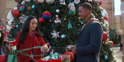 - Uh, yeah. That's
a no. Come on. - Christmas with a Kiss