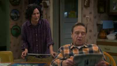 Uh, yeah, if you subtract
sleeping, drinking beer, - The Conners