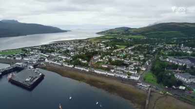 Ullapool's neat and ordered streets
became the model - Scotland from the Sky