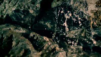 Ultimately this water, silt
and locked-up carbon dioxide - One Strange Rock