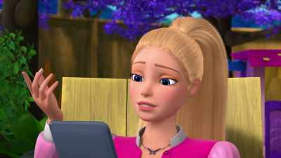 Um. "Beware the Glyph
who turns a spell - Barbie: A Touch of Magic