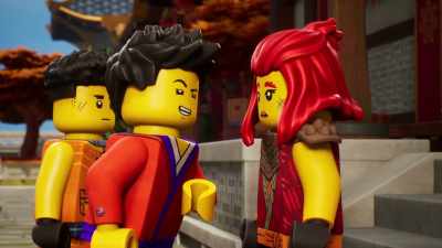 Um... [clears throat]
...it was good to see you too, - LEGO Ninjago: Dragons Rising