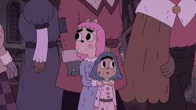 Um, excuse me, sir?
Oof! - Summer Camp Island
