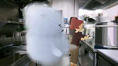 Um… And our kitchen's small,
so our pot's pretty small, - City of Ghosts
