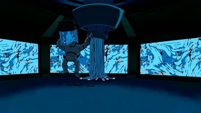 Um…don’t buses normally have drivers? - Teen Titans