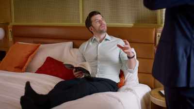 Um... he's meditating. - Love on the Danube: Royal Getaway