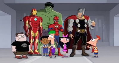 Um hi CHUCKLES Would you guys read my fan fiction - "Phineas and Ferb" Phineas and Ferb: Mission Marvel: Parts 1 &amp; 2