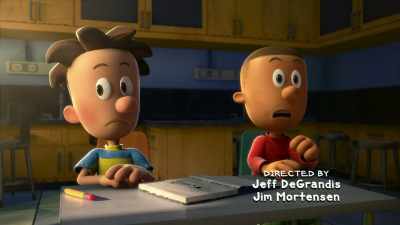 - Um, huh?
[screams] - Big Nate