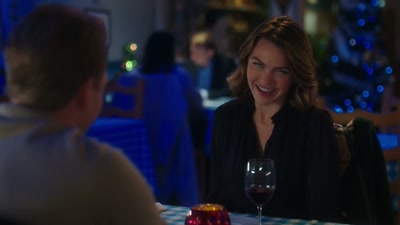 Um... I actually looked you up
online too. - Christmas Class Reunion