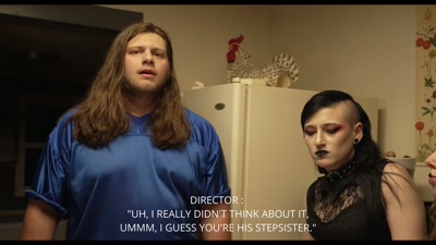 Um, I guess you're
his stepsister. - Amityville Ripper