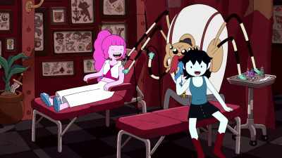 Um, I'm good. Work's great. - Adventure Time: Fionna & Cake