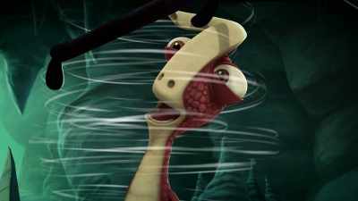 Um, I'm not sure that spider
knows how to spin a scarf. - Gigantosaurus