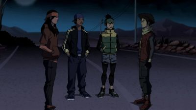 Um... It doesn't look like
an evil robot's attacking. - Young Justice