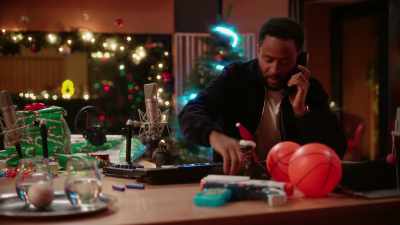 Um, let me, let me get
your info, man. Um, yeah. - Jingle All the Way to Love