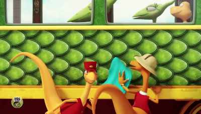 Um, missed a spot, Thurston. - Dinosaur Train: Adventure Island