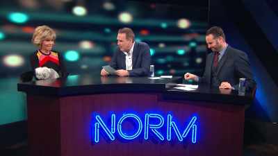 Um... "My palm reader
told me that I have nice hands, - Norm Macdonald Has a Show