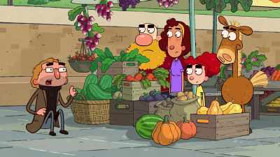 - Um, no. Actually,
I came to buy fruit. - It's Pony