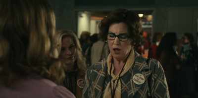 "Um, oh... I'm sorry.
I'm sorry." - Mrs. America