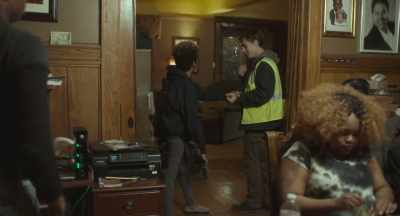 - Um, okay.
- Here, let me help you get to the chair. - Give Me Liberty