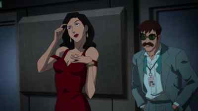 Um, party's back that way. - Reign of the Supermen