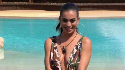 Um, she said
she was a glamour model - Love Island