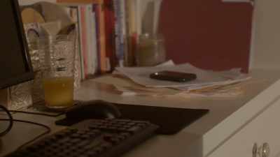 Um, she had a drink next to the computer, - The Killer Truth