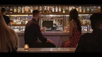 - Um, should we sit down and eat or--
- Sure. Absolutely. - Dating Around