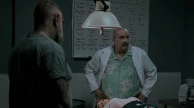 Um, should wipe
everything down with water. - Amityville Uprising