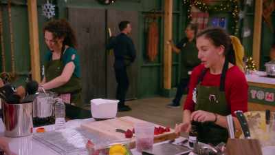 - Um, so, we are making
Santa Claus religieuse, - Baking It