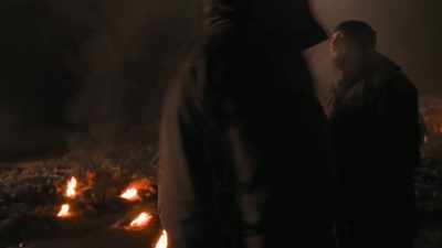 Um, so, this...
In this, you're dead. - Game of Thrones: The Last Watch