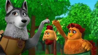 -Um, thanks?
-You're welcome! - The Chicken Squad