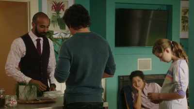 - Um, that is a bloody
small container, isn't it? - Five Bedrooms