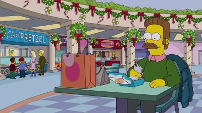 Um... That's not exactly
where I am. - The Simpsons: O C'mon All Ye Faithful